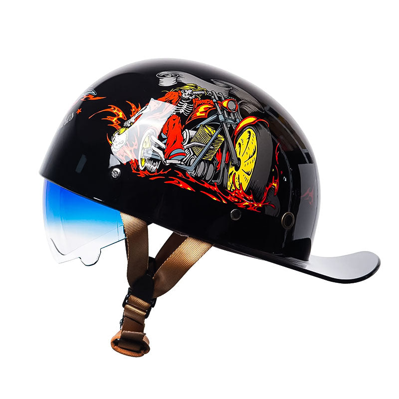 DOT-zugelassener Motorrad-Baseballhelm