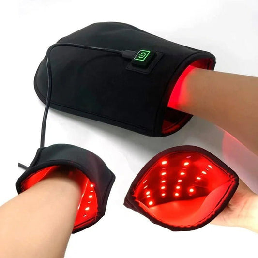 Rote Lichttherapie-Handschuh zur Linderung von Gelenkschmerzen