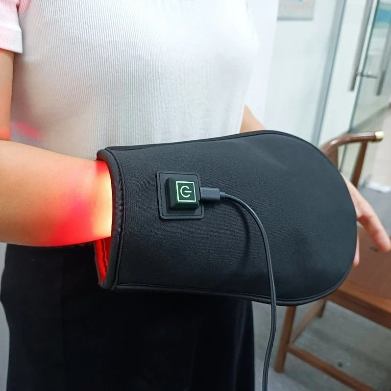 Rote Lichttherapie-Handschuh zur Linderung von Gelenkschmerzen