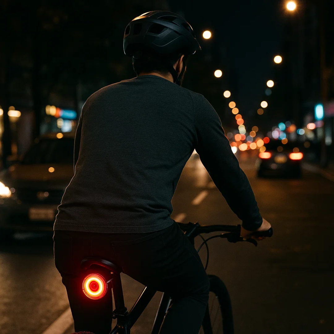 Rück- und Bremslicht für Fahrräder und Rennräder mit 6 Modi und Akku