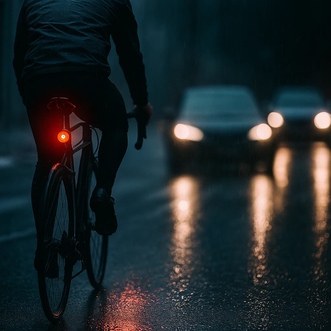 Rück- und Bremslicht für Fahrräder und Rennräder mit 6 Modi und Akku