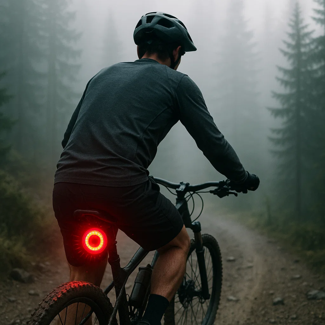 Rück- und Bremslicht für Fahrräder und Rennräder mit 6 Modi und Akku