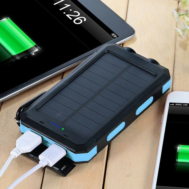 20000mAh Wasserdichte Solar Power Bank - Externer Ladegerät