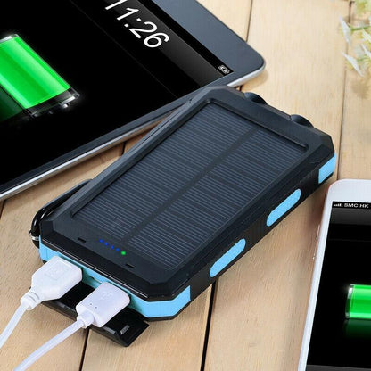 20000mAh Wasserdichte Solar Power Bank - Externer Ladegerät