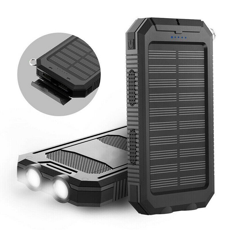 20000mAh Wasserdichte Solar Power Bank - Externer Ladegerät
