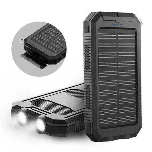 20000mAh Wasserdichte Solar Power Bank - Externer Ladegerät