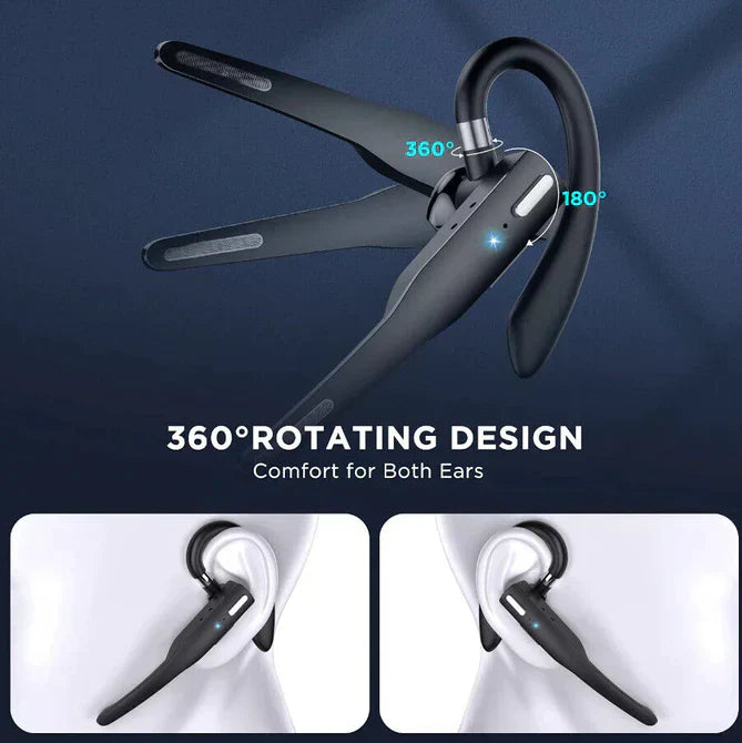 Dual-Mikrofon Wireless Bluetooth 5.1 Noise Cancelling Trucker Headset/Ohrstück