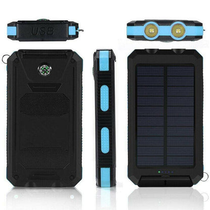 20000mAh Wasserdichte Solar Power Bank - Externer Ladegerät