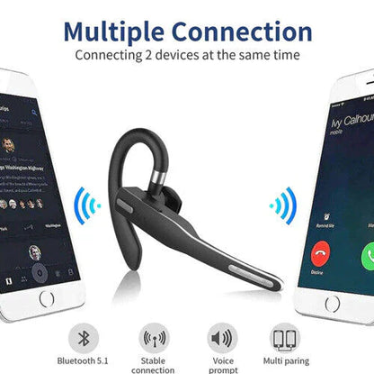 Dual-Mikrofon Wireless Bluetooth 5.1 Noise Cancelling Trucker Headset/Ohrstück