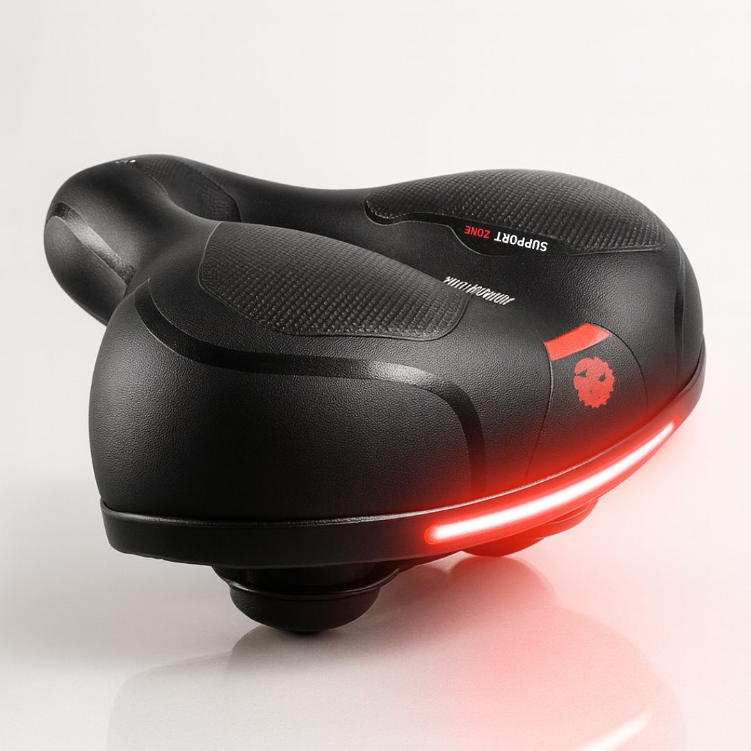 Ergonomischer Fahrradsattel mit Federung für den täglichen Gebrauch und Touren