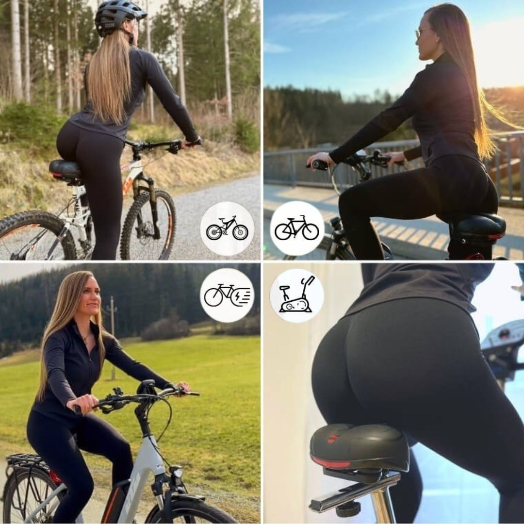 Bequemer Fahrradsattel für Männer und Frauen mit Federung