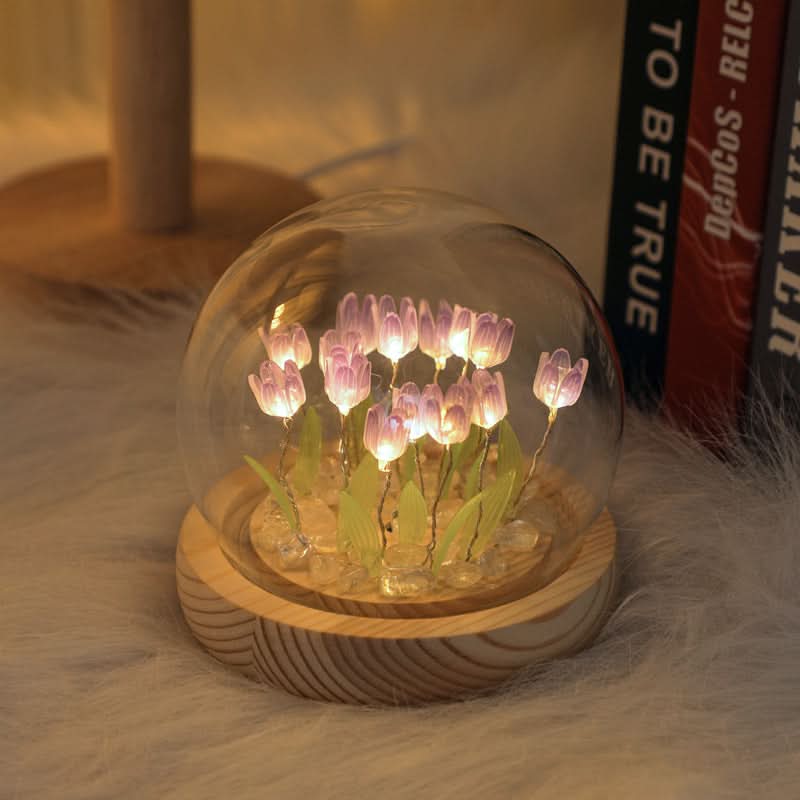 Warme Licht Tulpen Nachtlicht für Kinderzimmer und Schlafzimmer