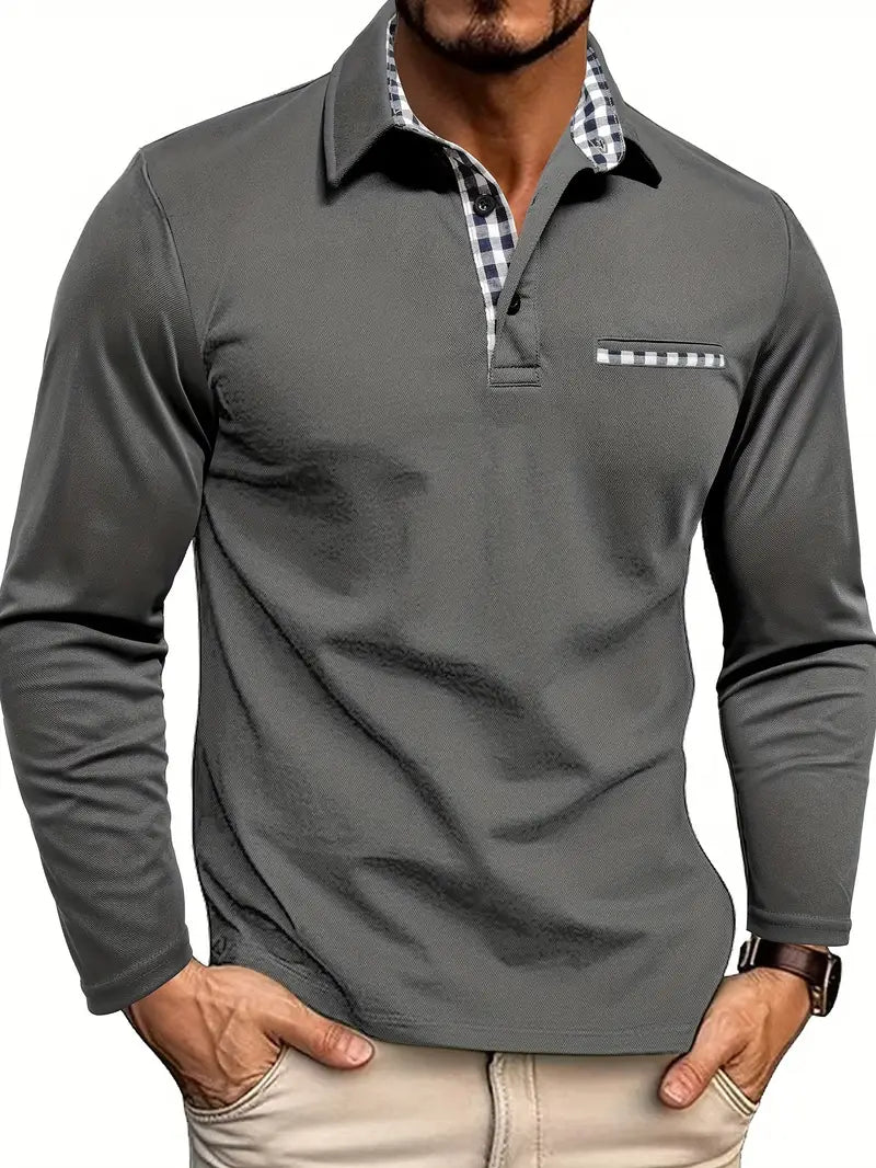 Herren Polohemd | Langarm