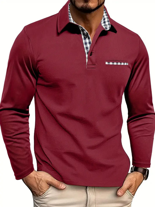 Herren Polohemd | Langarm