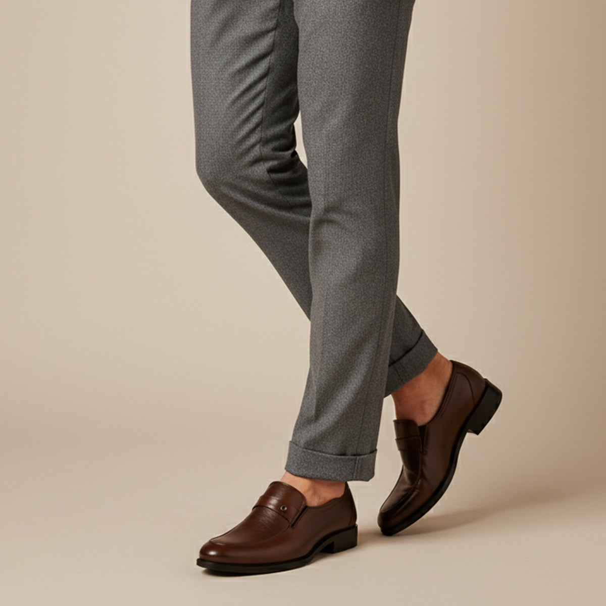 Men's Classic Leather Loafers | Business