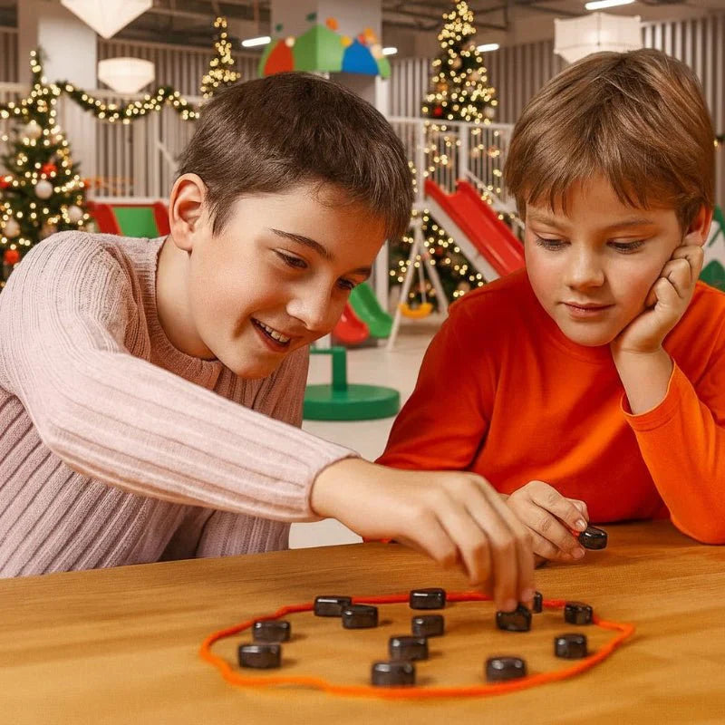Portables Magnet-Schachset für Reisen und Strategie