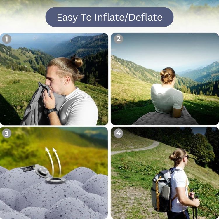 Luftmatratze für Camping und Wandern