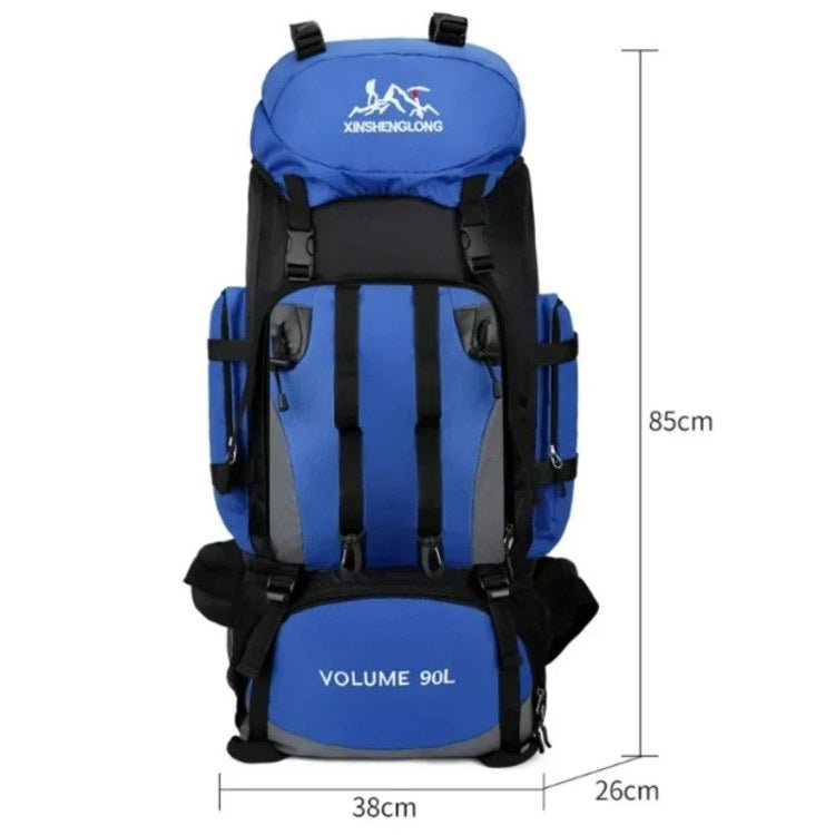 Leichter wasserdichter 90L Wanderrucksack