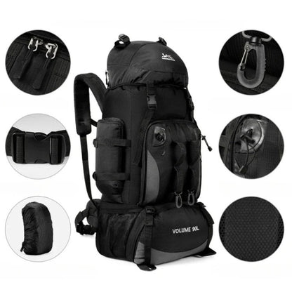 Leichter wasserdichter 90L Wanderrucksack