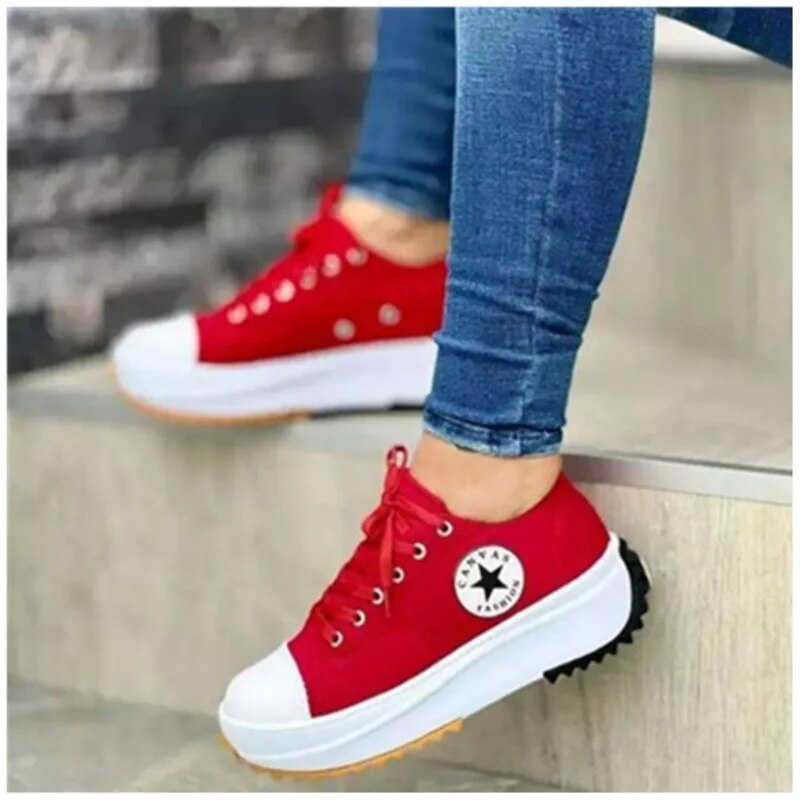 Damen Bequeme Sneakers | Flach