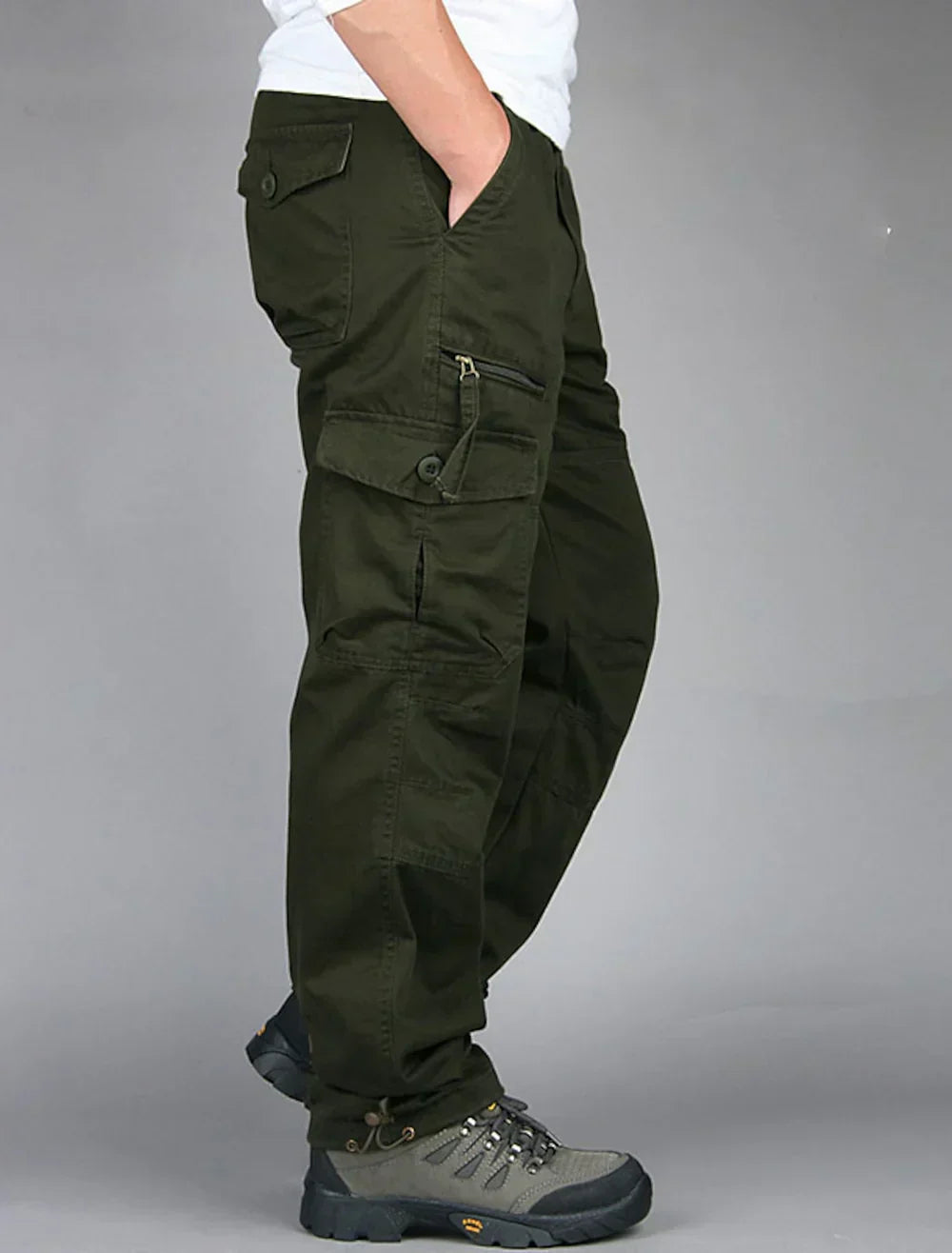 Herren Chino Cargo-Hosen | Lang