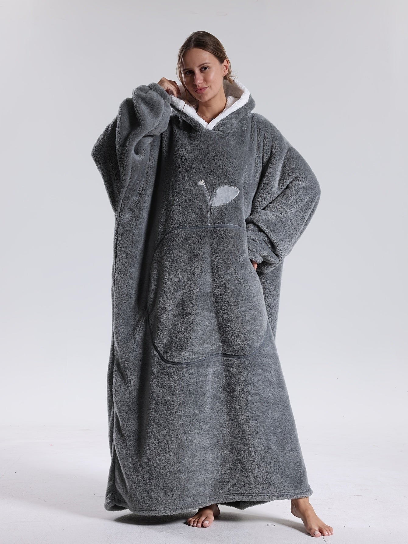 Gemütliche Hoodie-Decke | Decke mit Ärmeln | Tragbare Hoodie-Decke